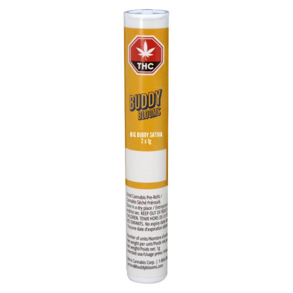 2 x Big Buddy Sativa Pre-Roll 2x1g