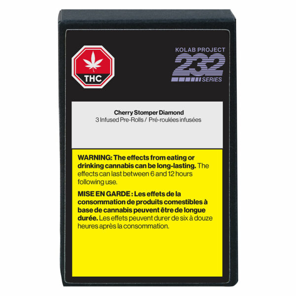 232 Series Cherry Stomper Diamond Infused Pre-Roll - 232 Series Cherry Stomper Diamond Infused Pre-Rolls 3x0.5g Resin