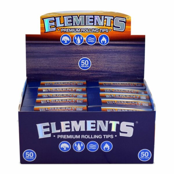 Elements Non-Perforated Tips - Non-Perforated Tips Rolling Papers, Cones and Filters