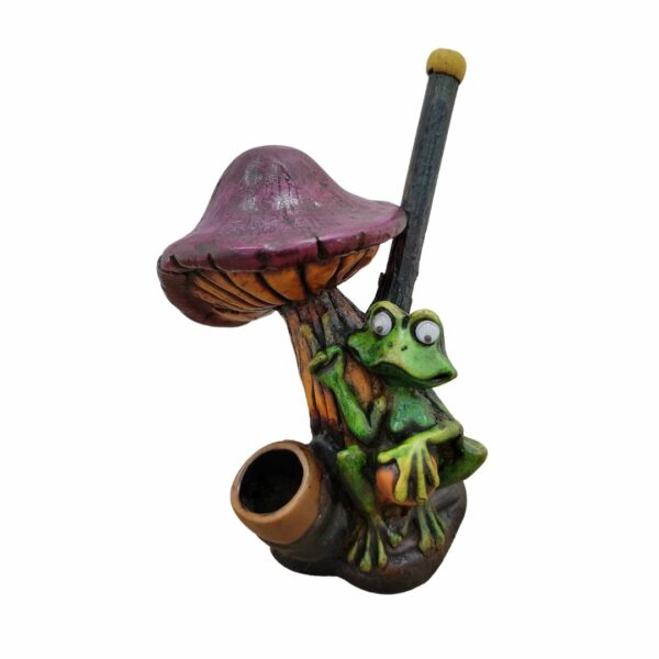 Frog Mushroom Pipe - Frog Mushroom